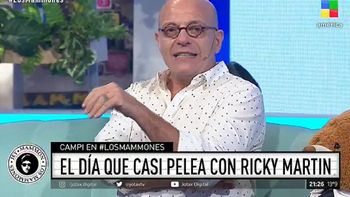 Campi contó cuando casi termina a las piñas con Ricky Martin