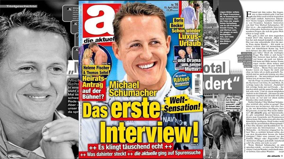 Indignación por la primera entrevista de Michael Schumacher que