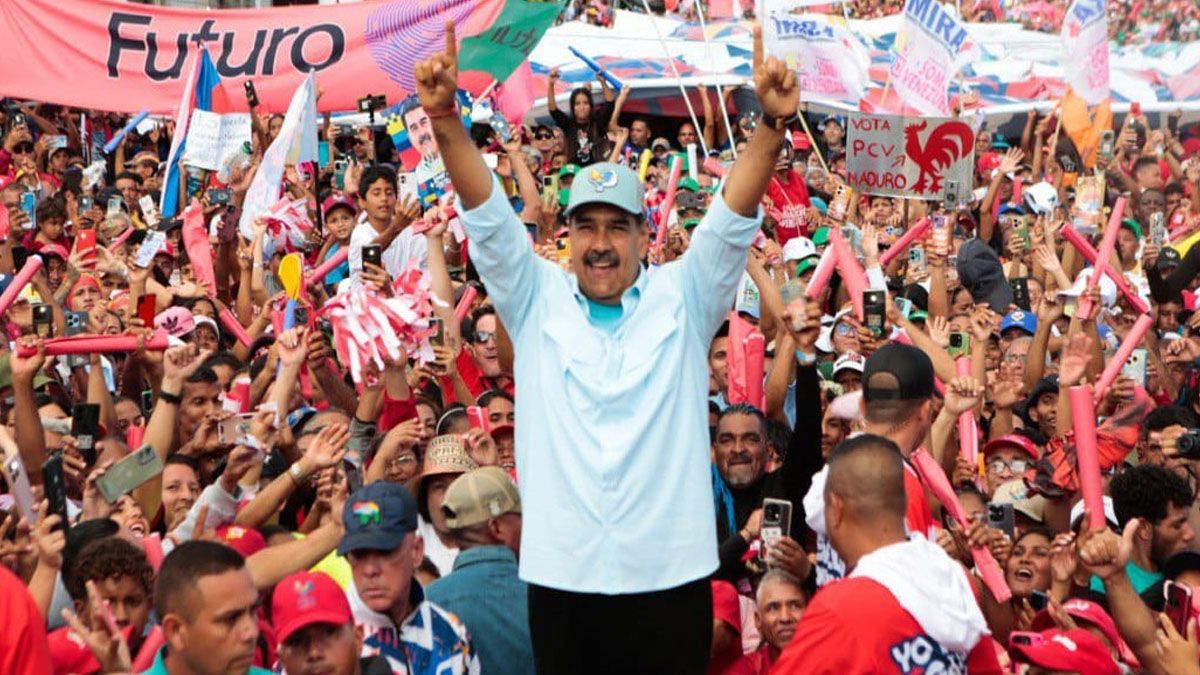 Maduro marcha atr&aacute;s en las encuestas, pero de todos modos anticipa un triunfo en las elecciones del domingo (Foto: gentileza El Universal).