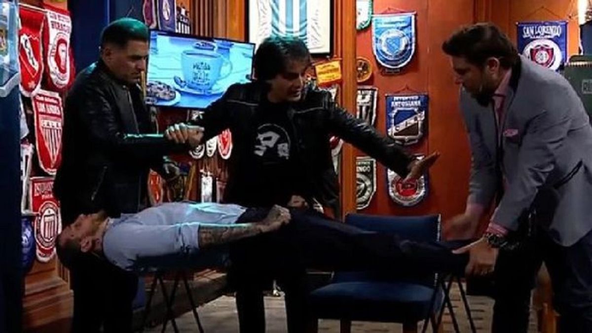 Alex Caniggia fue hipnotizado por Tusam en Polémica en el Bar
