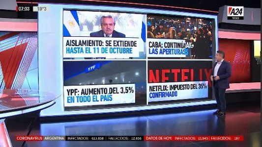 Resumen de las noticias más importantes de los sábados por A24