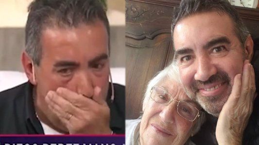 Preocupado, Diego Pérez no pudo contener las lágrimas al hablar de la salud de sus padres