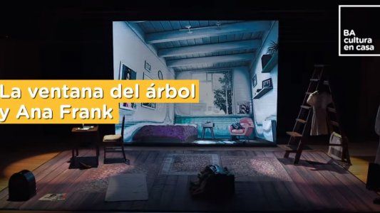 Una obra de teatro online para sobrellevar la cuarentena: La ventana del Arbol y Ana Frank