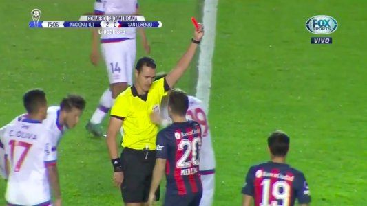 Jugó tres minutos y lo echaron: la injusta expulsión de Merlini
