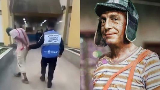 Insólito: cayó preso el Chavo del 8 durante un control policial y el video se volvió viral