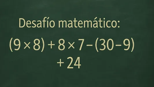 Desafío matemático: muy pocos lo resuelven antes de los 10 segundos