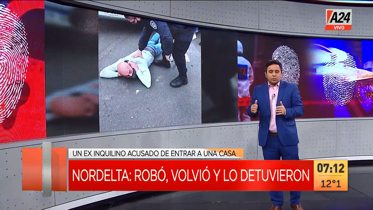 Cayeron los falsos vecinos bien de Nordelta. (Captura de Tv)
