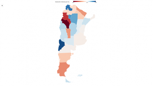 Qué provincias perdieron más empleo privado durante el último año