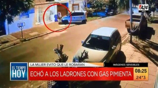 Ramos Mejía: una mujer se defendió de los ladrones con gas pimienta