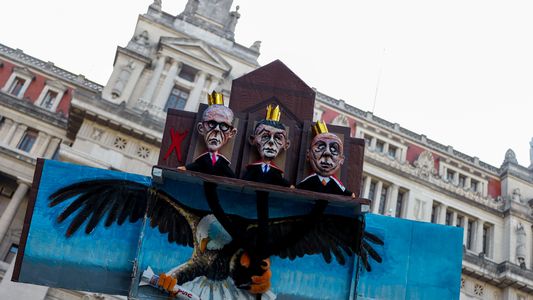 Marcha contra la Corte Suprema: Juan Ramos Padilla tildó a los jueces de delincuentes