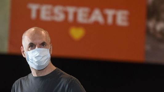 Con una fuerte disfonía, Horacio Rodríguez Larreta alertó sobre la situación sanitaria: Es muy importante recibir la tercera dosis