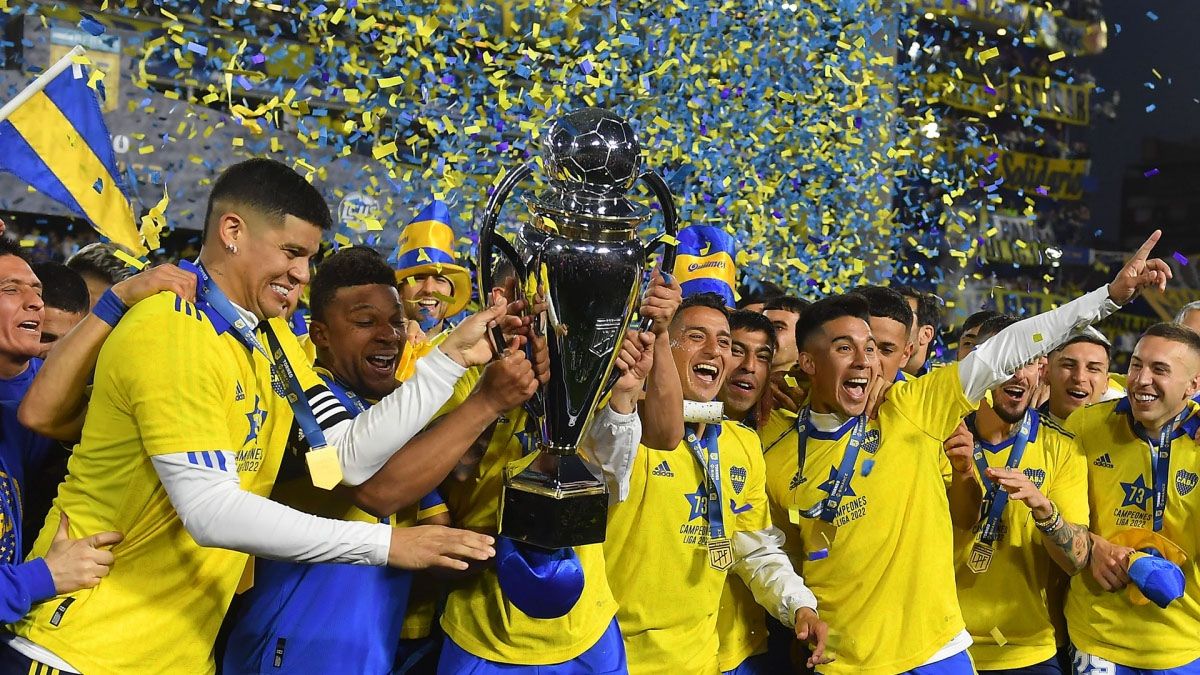 Boca se consagró campeón de la Liga Profesional 2022.