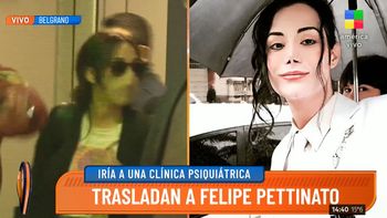 Trasladaron a Felipe Pettinato a una clínica psiquiátrica