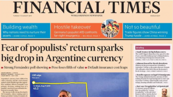 Qué dijeron los diarios económicos más influyentes del mundo sobre la crisis argentina