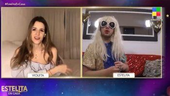 Violeta Urtizberea le reveló a Estelita si se graban o no en la intimidad con su pareja, Juan Ingaramo