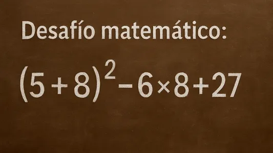 Desafío matemático: ¿lo podés resolver en menos de 10 segundos?