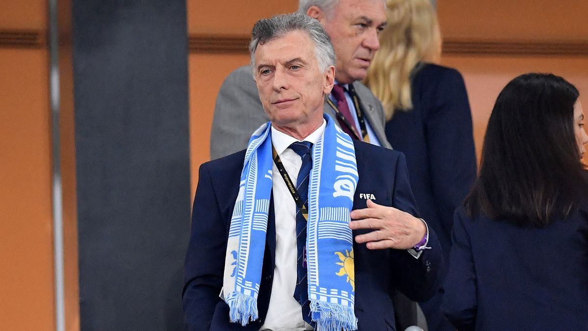 Mauricio Macri en el Mundial de Qatar 2022 (Foto: Reuters).
