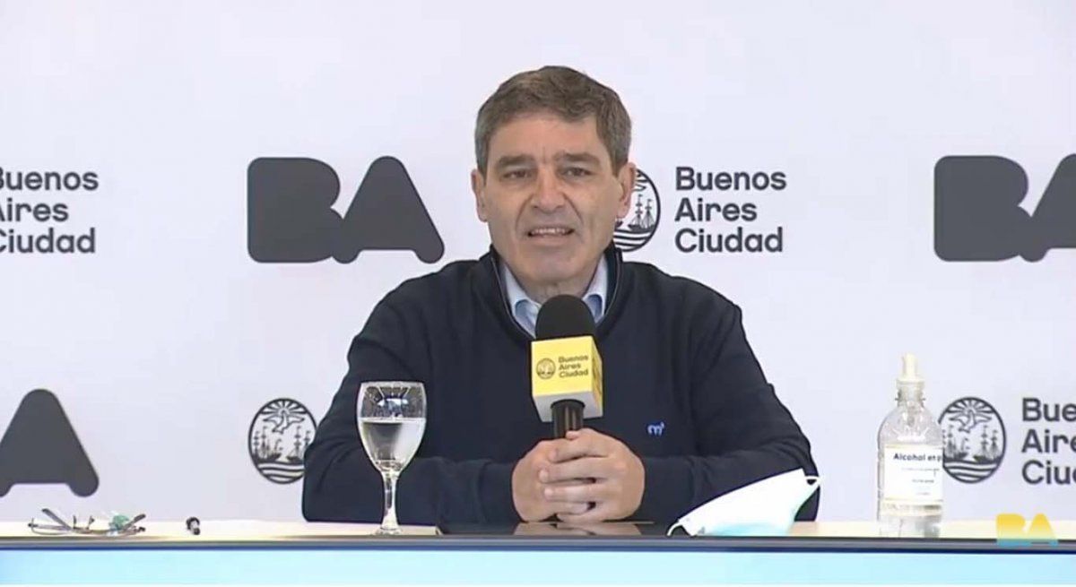 Quirós: En la Ciudad hemos cumplido un mes entero de descenso de casos de COVID-19