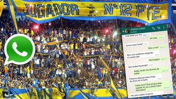 La 12 apretó a los jugadores de Boca por los chats con chicas que se filtraron