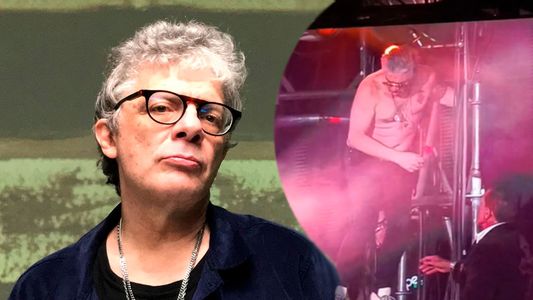 El accidente de Juanse, de los Ratones paranoicos, en pleno recital