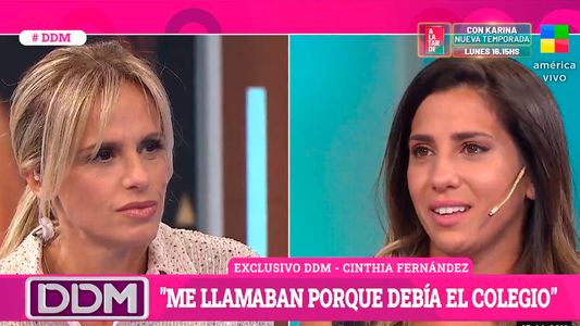 Cinthia Fernández quebró en llanto tras haber llegado a un acuerdo con Matías Defederico