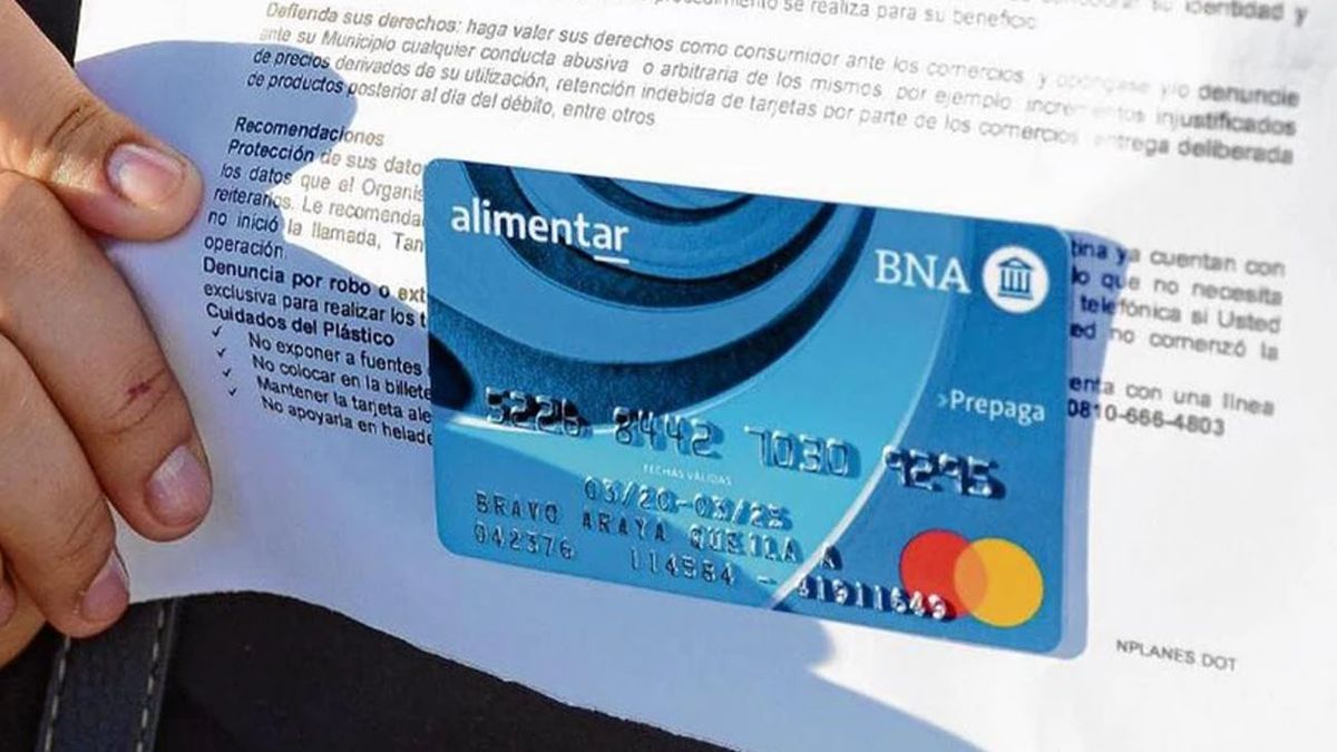 Tarjeta Alimentar: cómo tramitarla y cobrar hasta $91.000 en febrero (Foto: archivo)