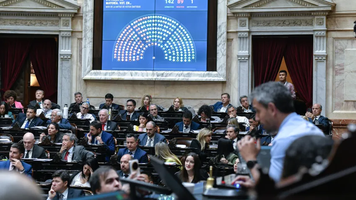 El proyecto fue aprobado con 142 votos positivos de los oficialistas y de los opositores dialoguistas. (Foto: Diputados)