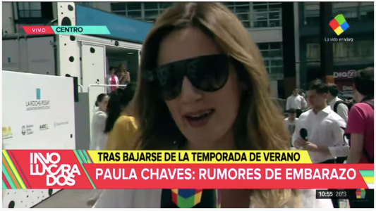 Paula Chaves enfrentó los rumores de embarazo: Aún no puedo confirmar nada