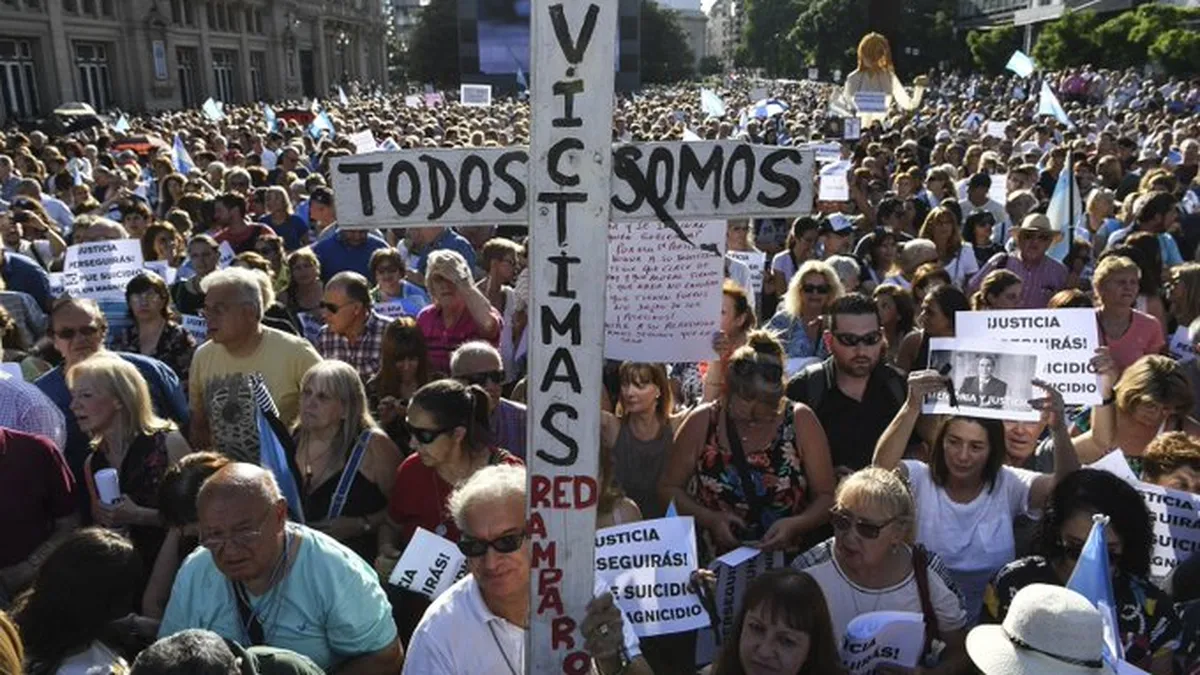 Una de las marchas para pedir justicia por el fiscal Nisman. (Foto: archivo)