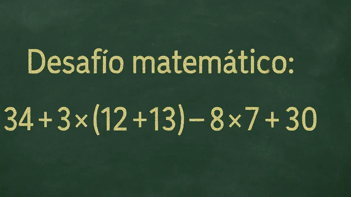 La regla esencial para resolver este desafío matemático es conocido como PEMDAS (por sus siglas en inglés) o jerarquía de operaciones.