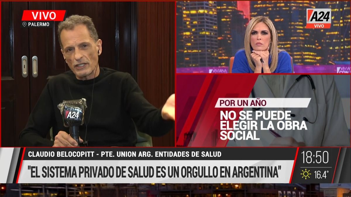 Claudio Beloccopit con Viviana Canosa.