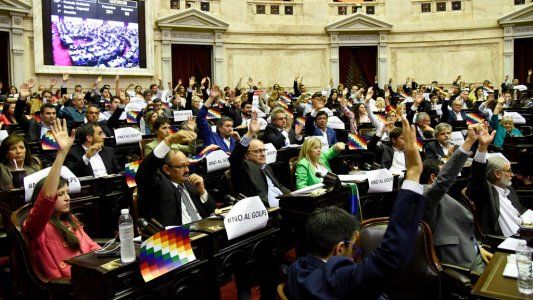 El Congreso, sin apoyo de Cambiemos, repudió el golpe de Estado en Bolivia