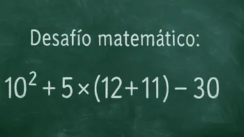 Desafío matemático: ¿podés resolverlo en menos de 10 segundos?