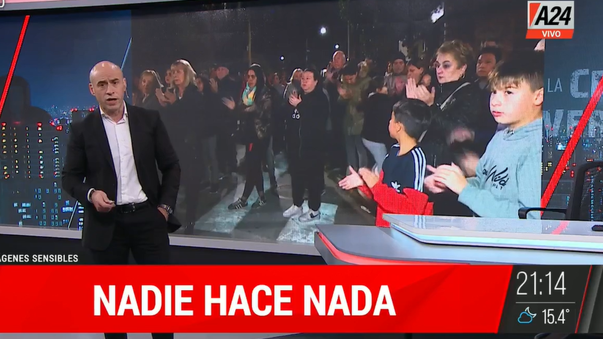 Esteban Trebucq apuntó contra la inseguridad.&nbsp;