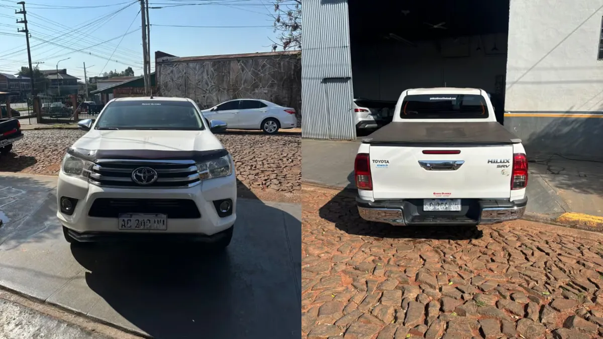 Las v&iacute;ctimas se quedaron sin camioneta, dinero, documentos ni medios para volver a Argentina (Foto: Misiones Cuatro)