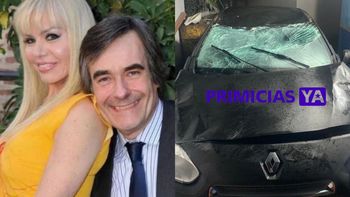 Las fotos y video del terrible accidente automovilístico de Adriana Aguirre y Ricardo García