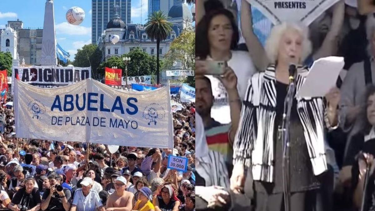 Estela de Carlotto sobre Milei y Villarruel: Violan todos los pactos internacionales