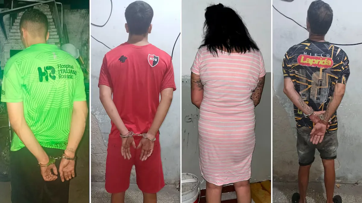 Cuatro personas detenidas por su presunta vinculación con el asesinato de un bebé en una barbería de Rosario.