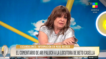 Andrea Taboada explotó indignada al aire contra Ari Paluch: ¡Zángano!.