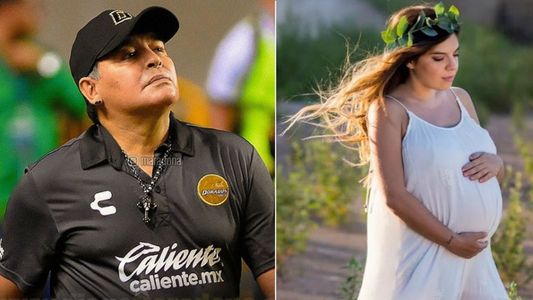 La decisión de Diego Maradona tras el nacimiento de su nieta Roma, hija de Dalma
