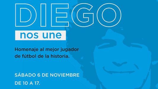 Diego nos une: un homenaje a Maradona en el Espacio Memoria de la ex ESMA