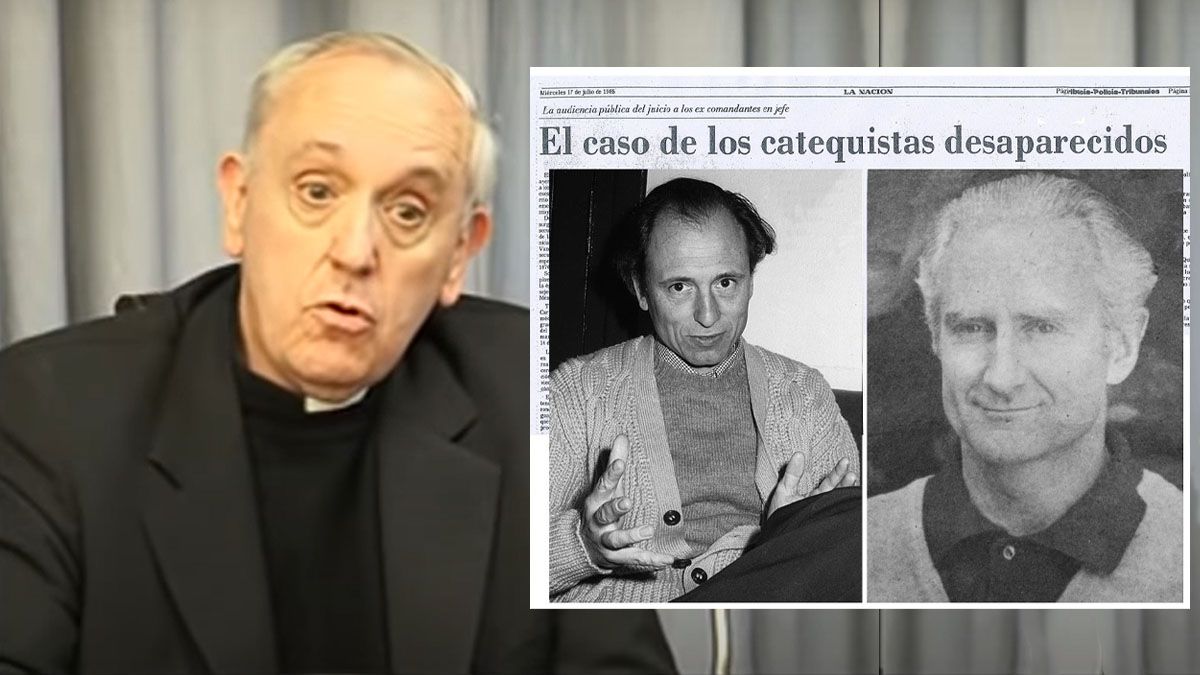 Bergoglio, cuando era Arzobispo declaró por la situación de los jesuitas Jálics y Yorio en la dictadura militar. (Foto: A24.com)