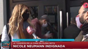 Nicole Neumann daba una entrevista y le estornudaron en la cara: “Esto va a traer consecuencias”