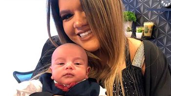 Morena Rial se tatuó un tierno homenaje a su hijo