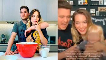 Luisana Lopilato y Michael Buble mostraron la carita de su hija Vida