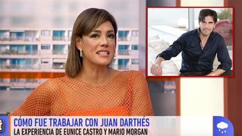 Eunice Castro recordó cuando trabajó con Juan Darthés y le hicieron un polémico comentario
