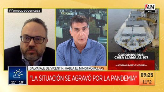 Kulfas defendió la expropiación de Vicentin y habló de una intervención virtuosa para salvar a la empresa de una quiebra