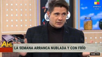 Guillermo Andino regresó al aire y contó qué le pasó: Me estoy acomodando la garganta