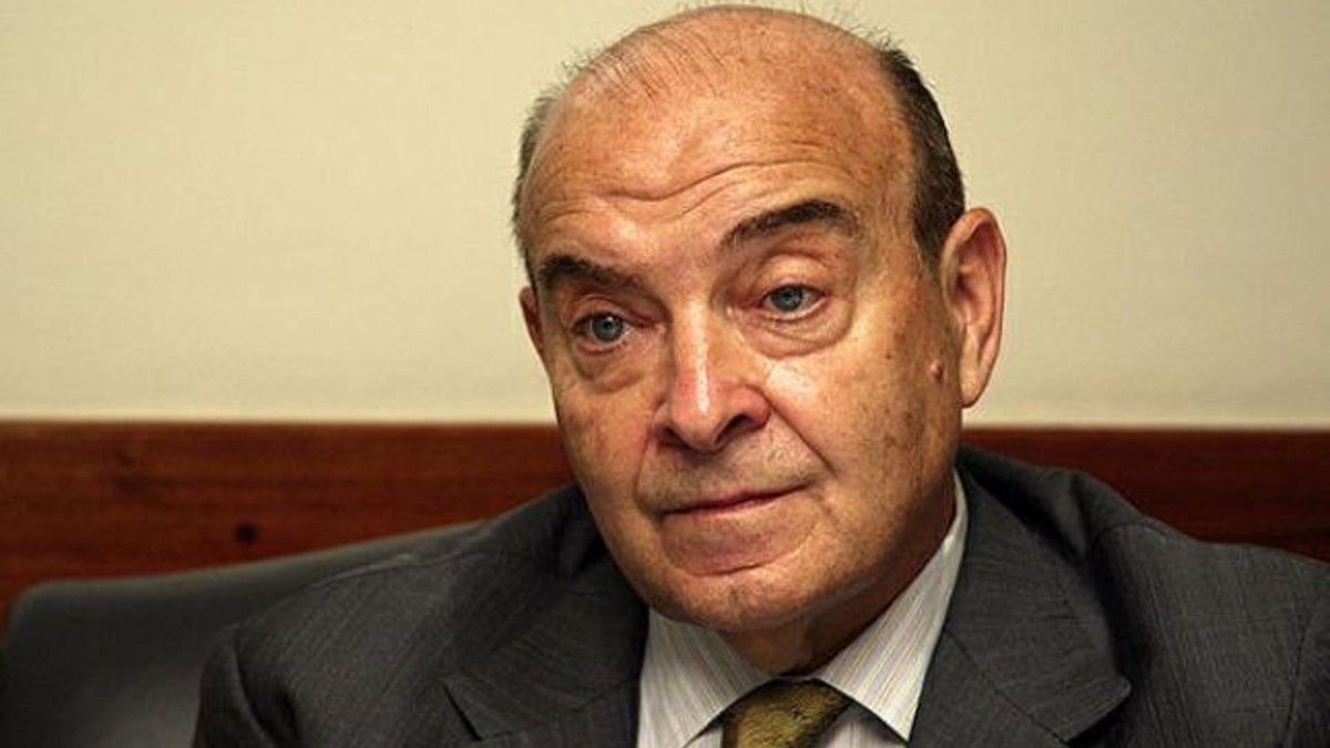 Domingo Cavallo, economista del presidente Carlos Menem, y 