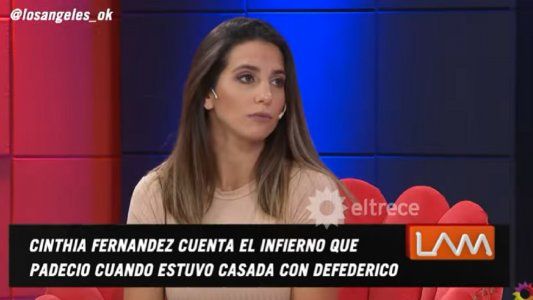 Cinthia Fernández reveló dos episodios violentos que vivió con Matías Defederico